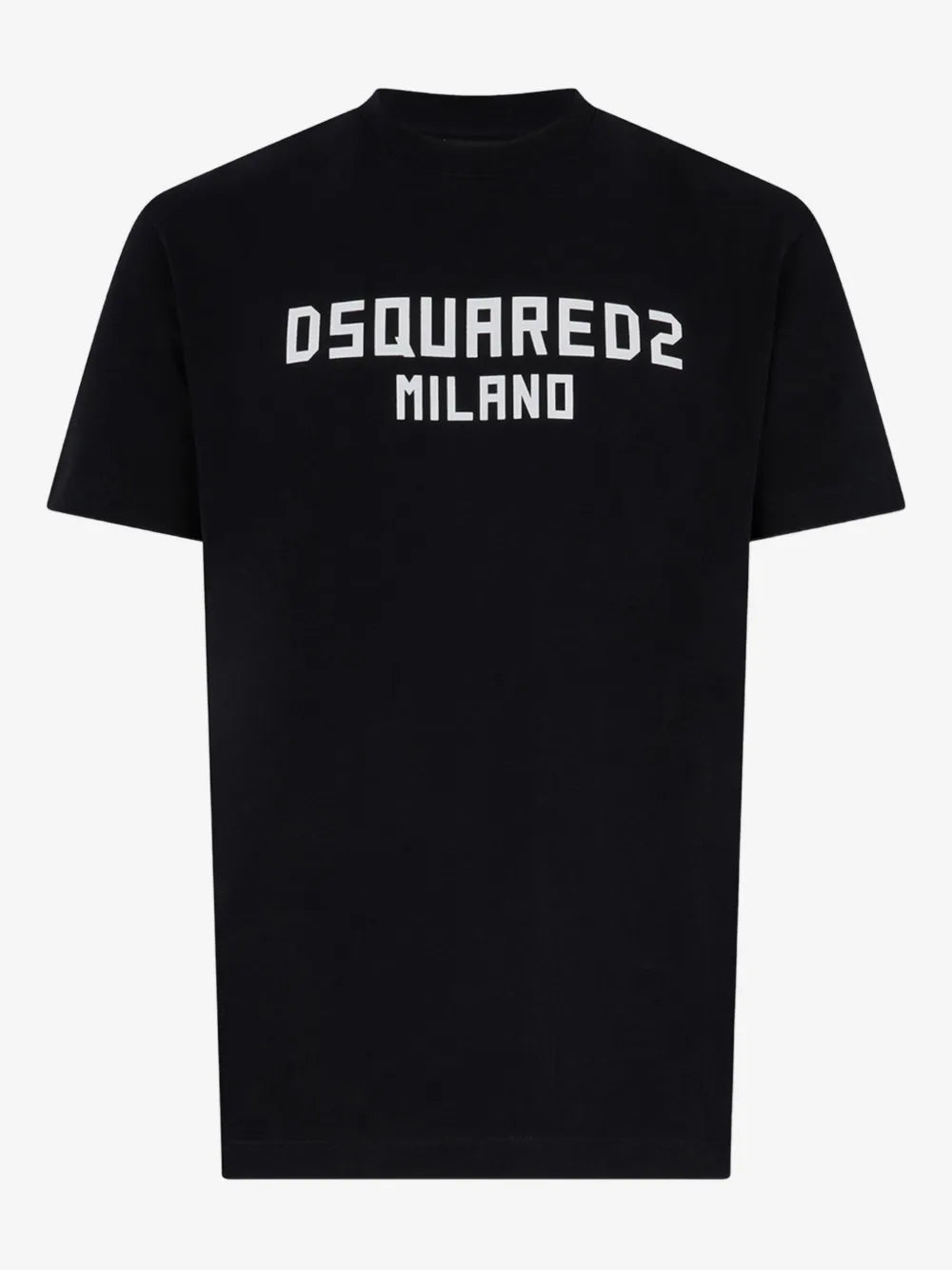 Dsquared2 — Црна маица Milano — преден приказ